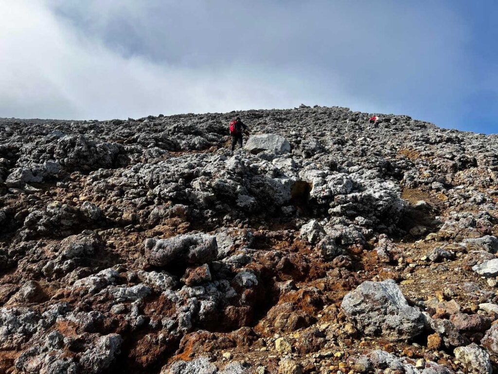 最後の急登区間