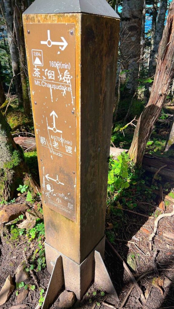 易老岳への道のり