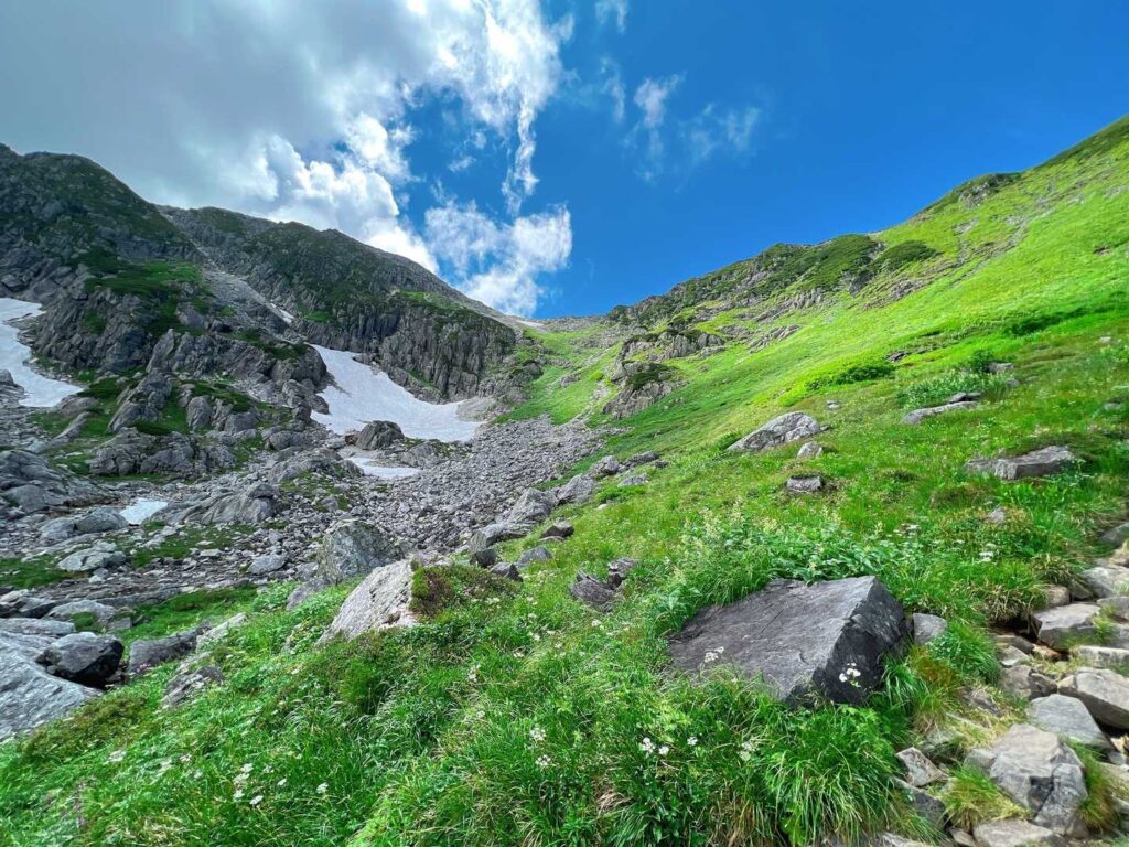 黒部五郎カールの圧倒的なスケール