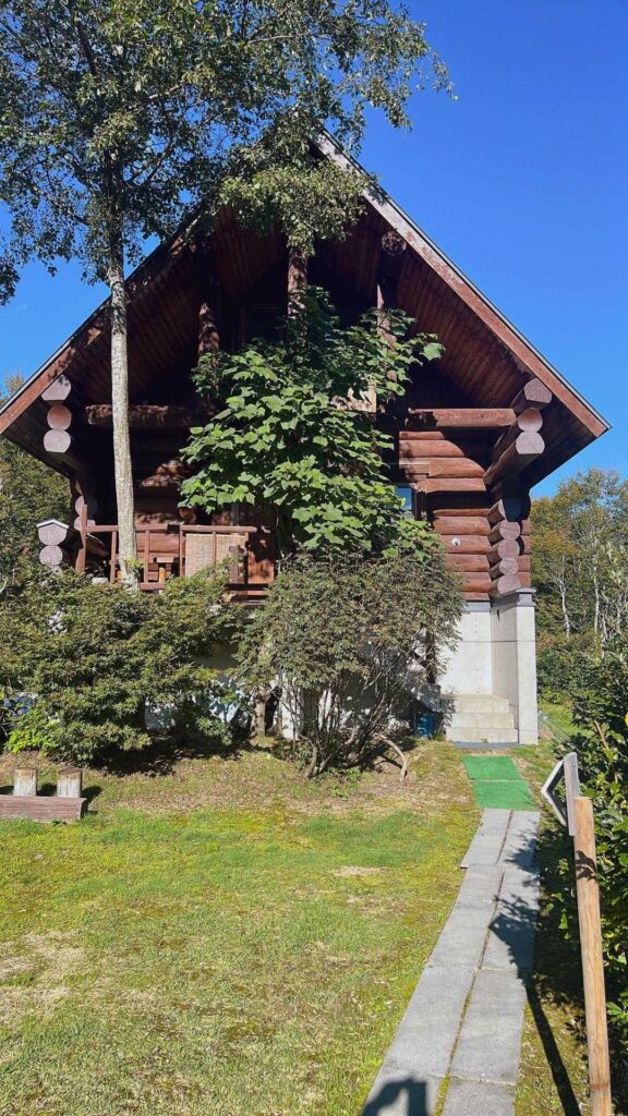 宿泊したコテージ