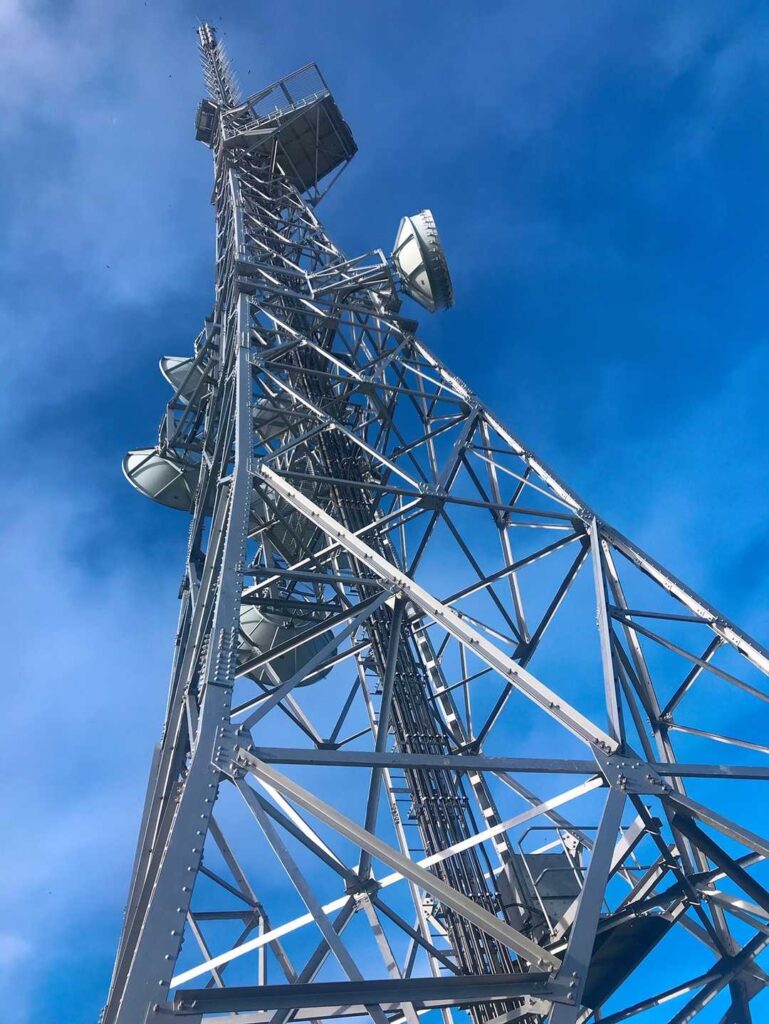 山頂付近からの眺望