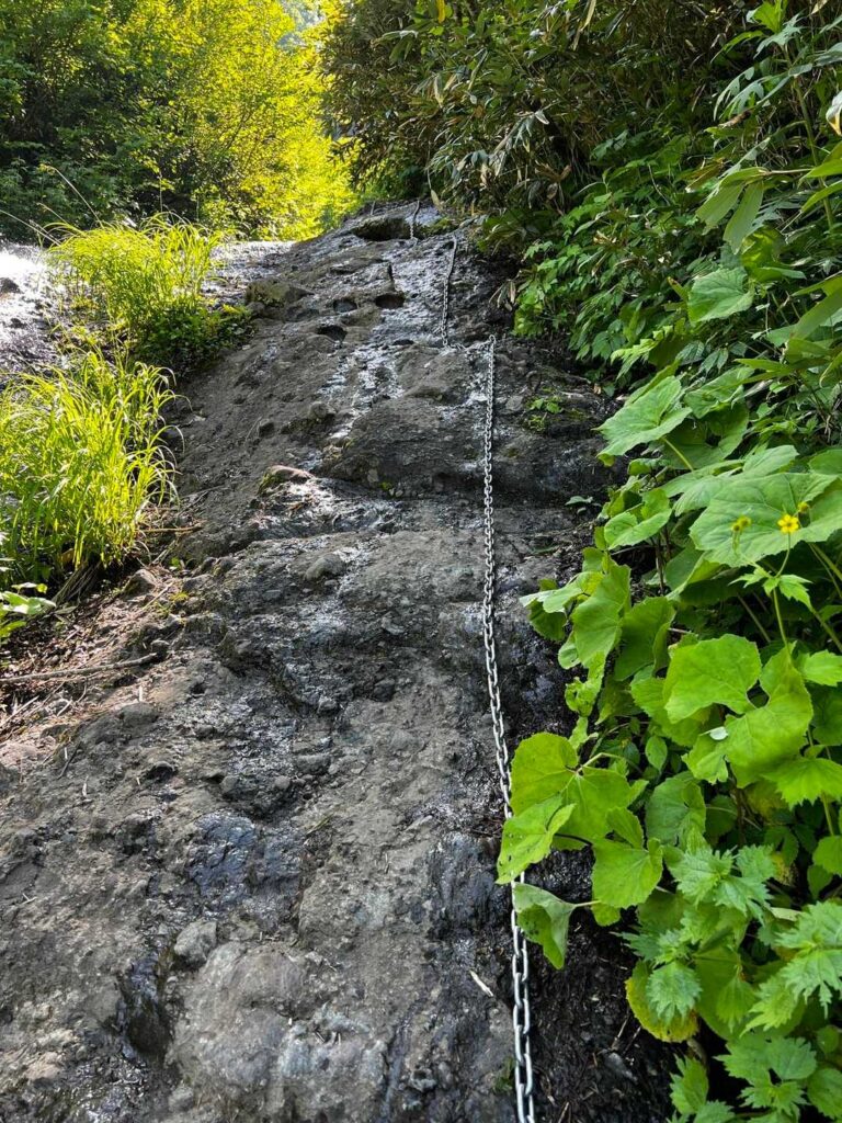 斜里岳を思い出す沢下り