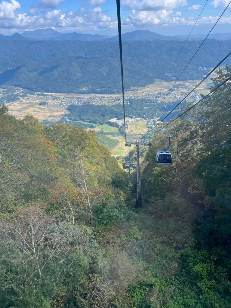 ゴンドラに乗り換え