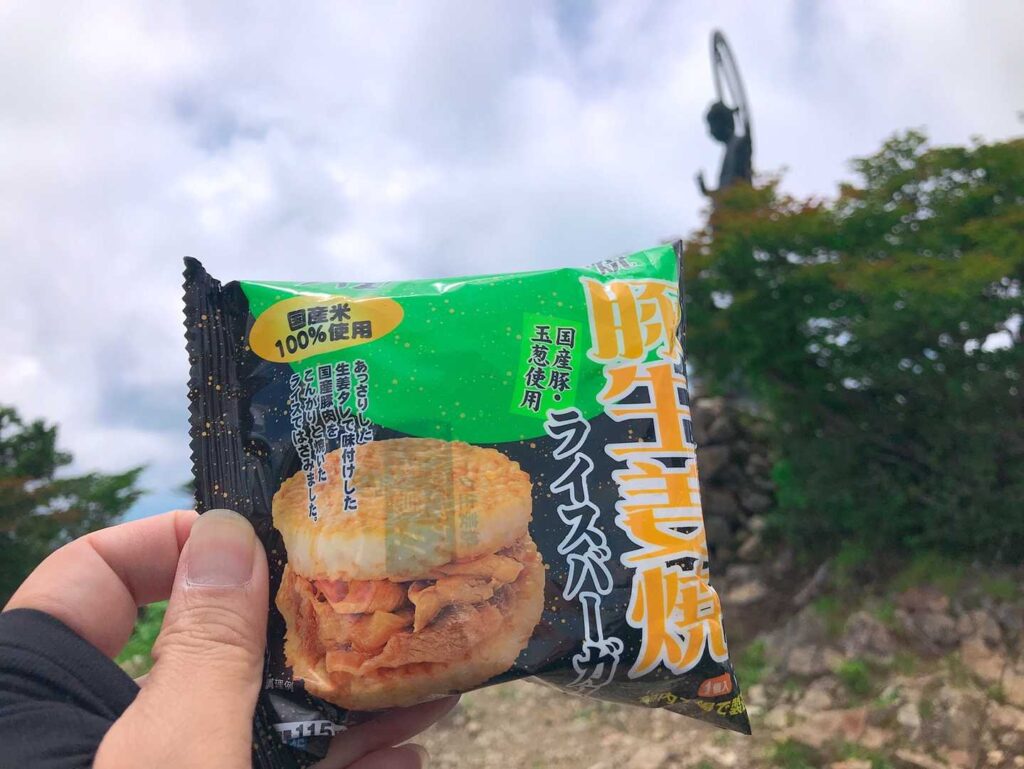 山頂付近からのパノラマ