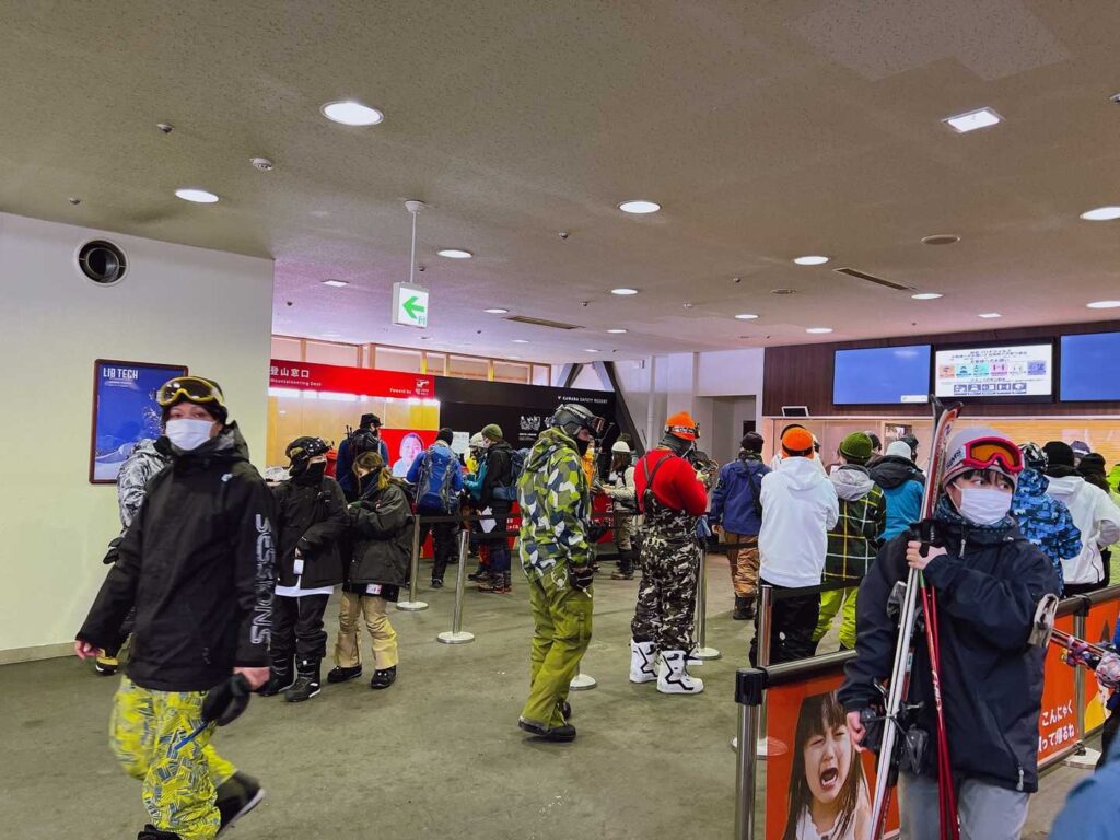 川場スキー場に到着