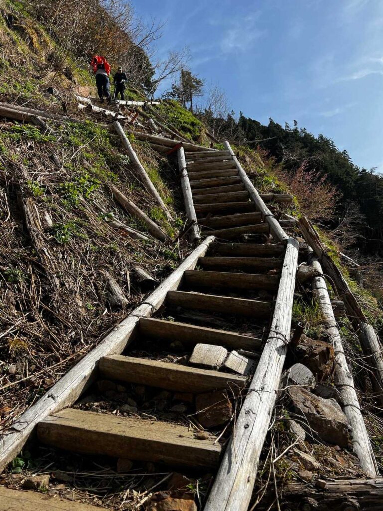 胸突八丁の標識