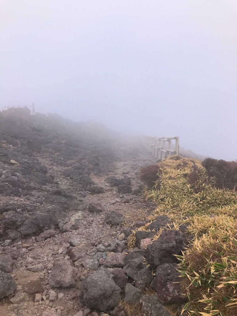 霧が迫ってくる