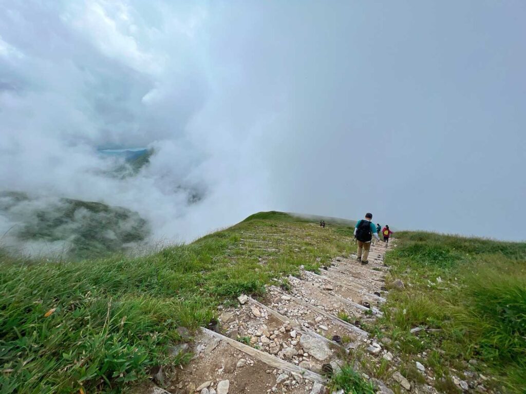 ガスが上がってきた