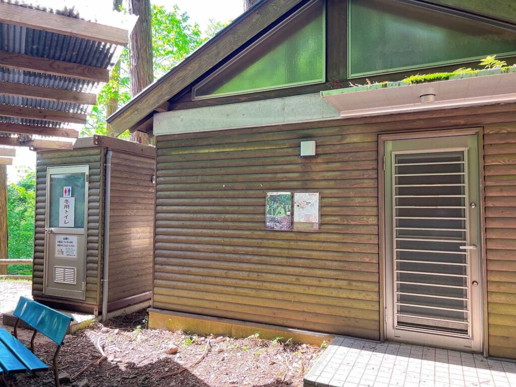 営業はしていないがトイレは使える