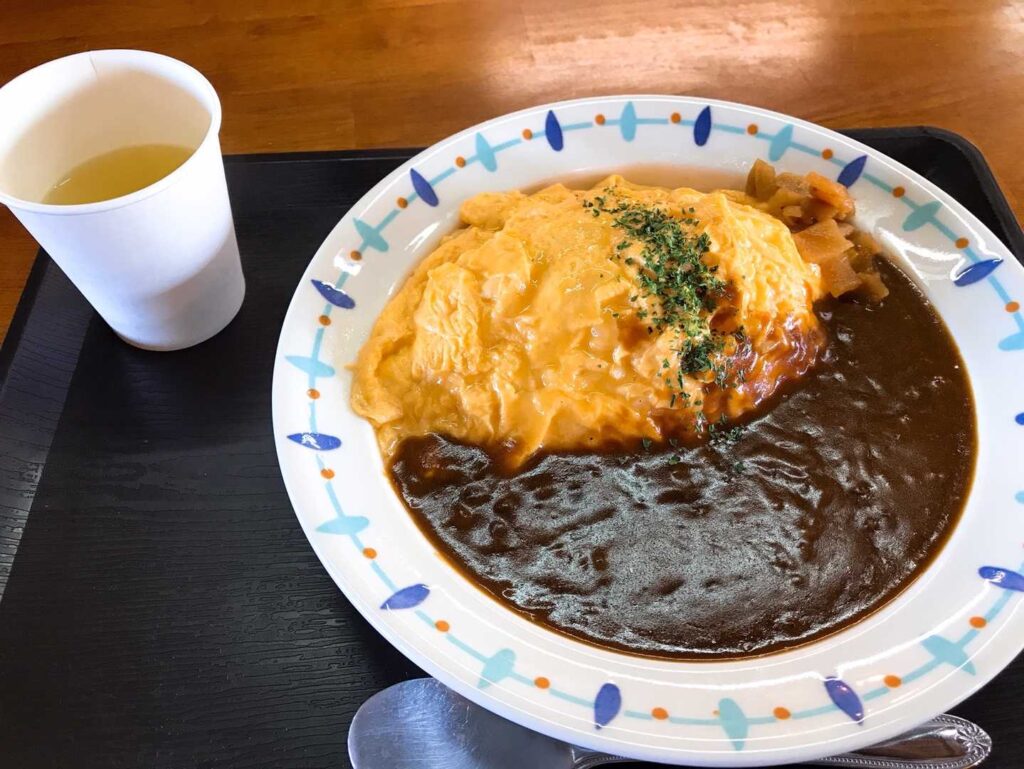 山頂でのランチ