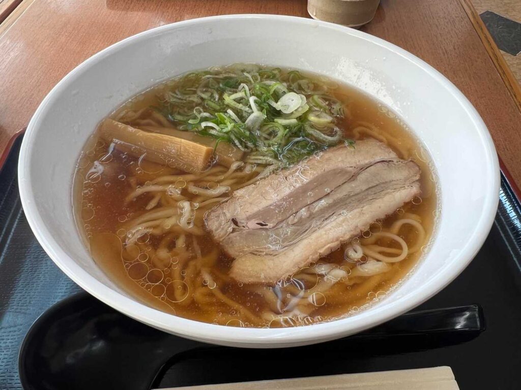 下山後のラーメン