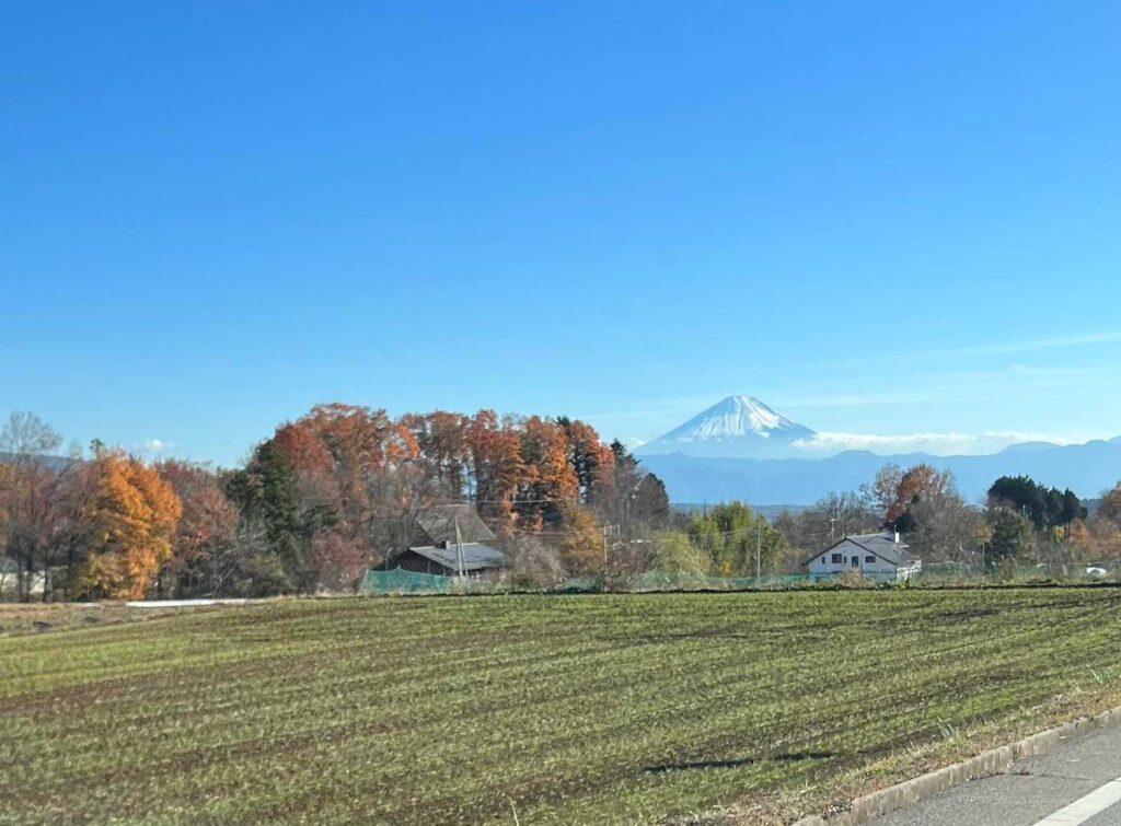 帰りにちょいドライブしてたら 富士山が綺麗に / 今回もおつかれさまでした