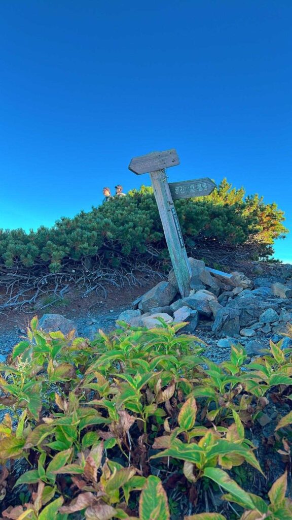 赤石岳山頂