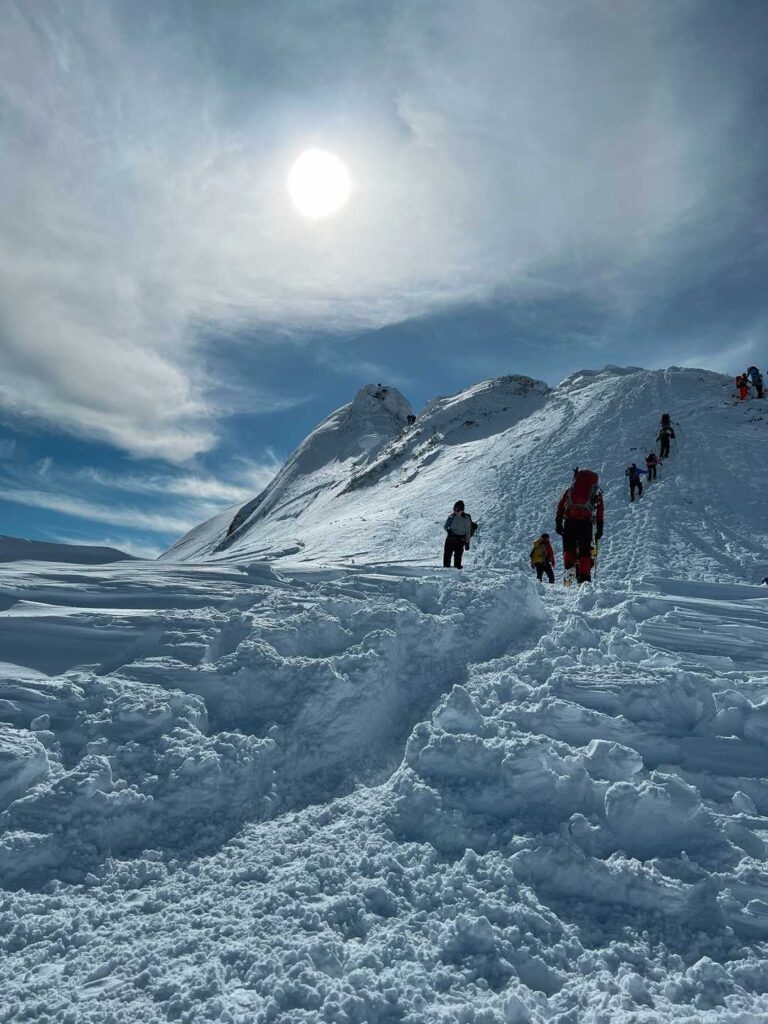最後の登り返しで足が限界