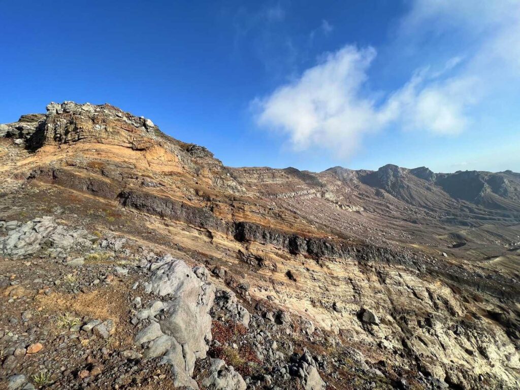 シマシマの地層