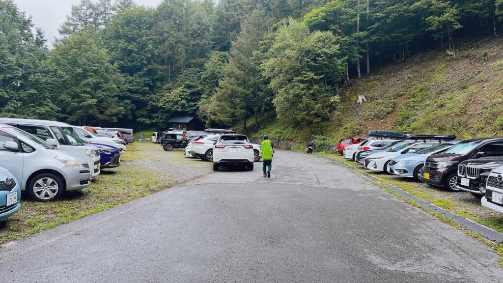 無事に駐車場に到着