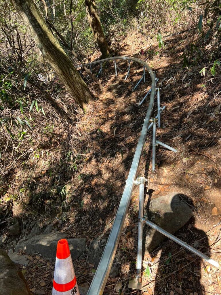 荷揚げ用のモノレール