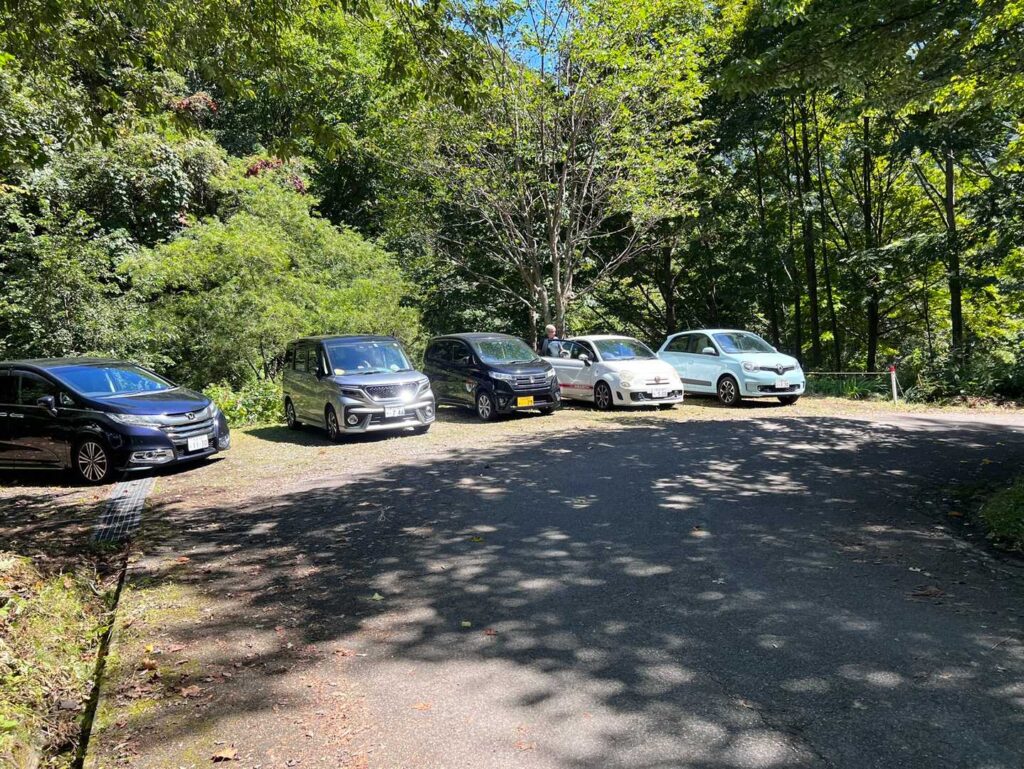 駐車場に無事到着