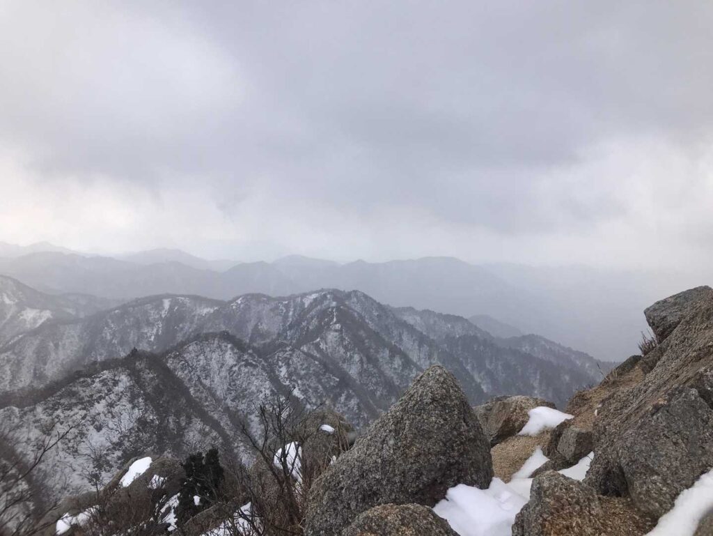 あれ? 吹雪いてきてない??