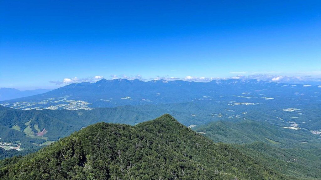 山頂からのパノラマ