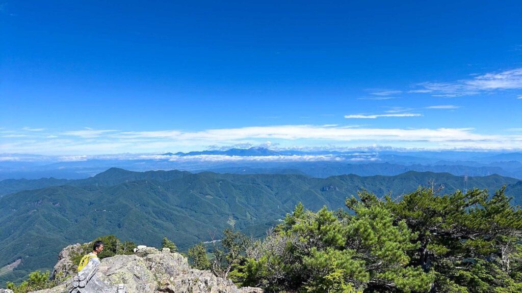 山頂付近の様子