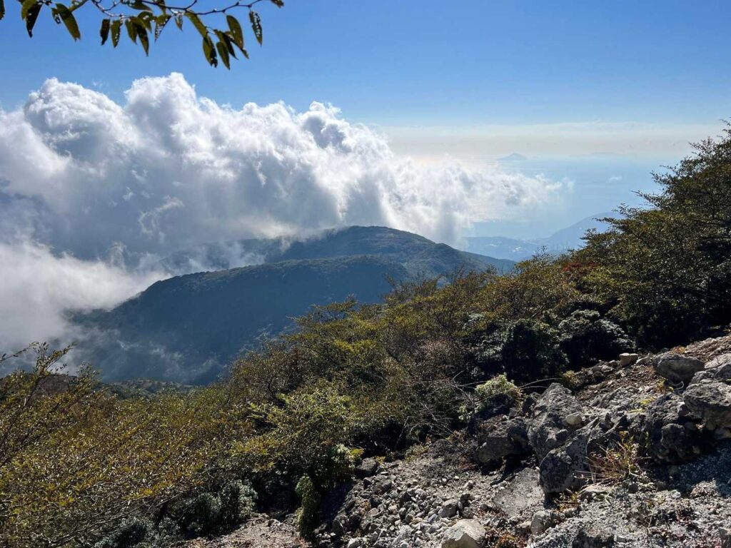 万二郎岳付近からの展望