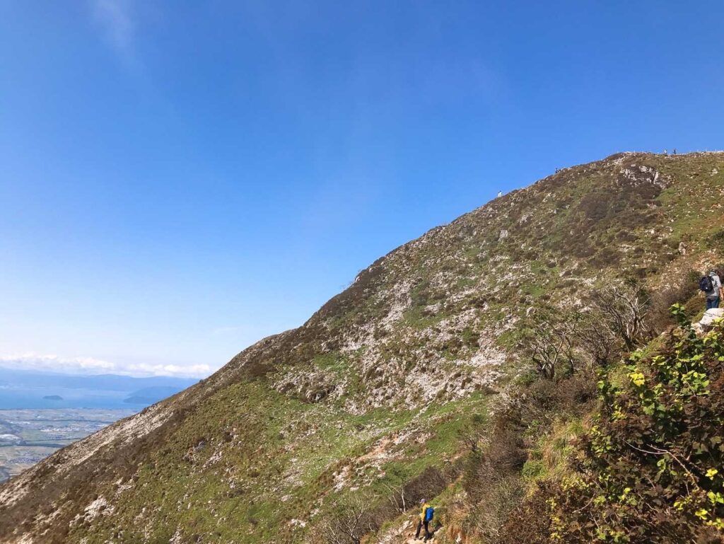 山頂付近からの眺望