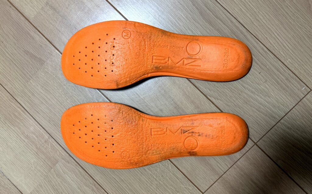 YAMAP BMZインソール カーボン 裏面(BMZロゴ)