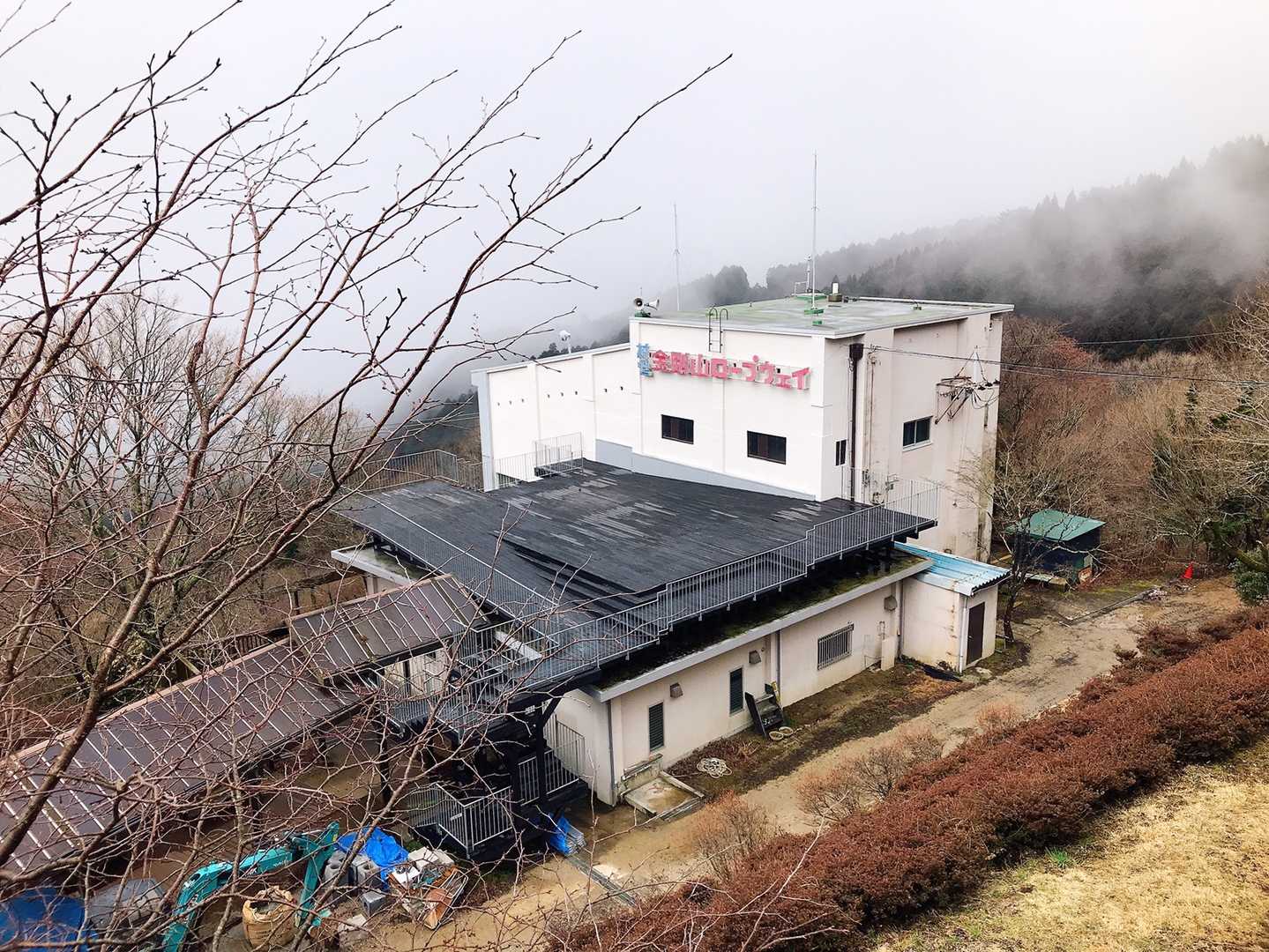 運休中のロープウェイ