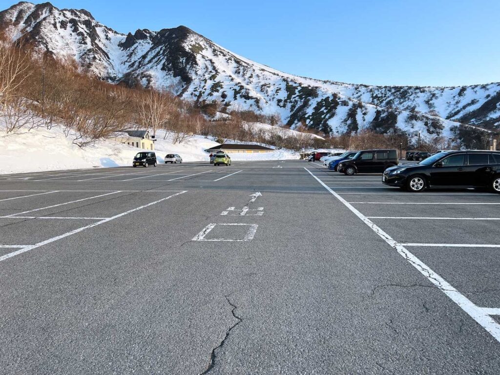 峠の茶屋駐車場