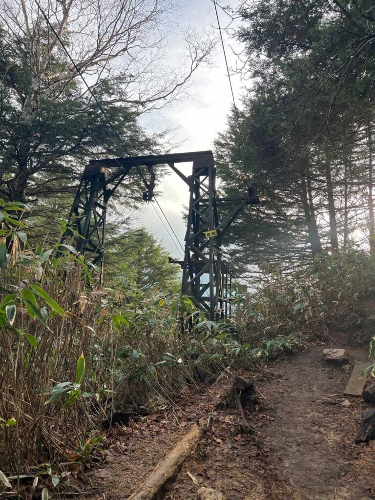 スイカを運ぶための荷揚げ用リフト