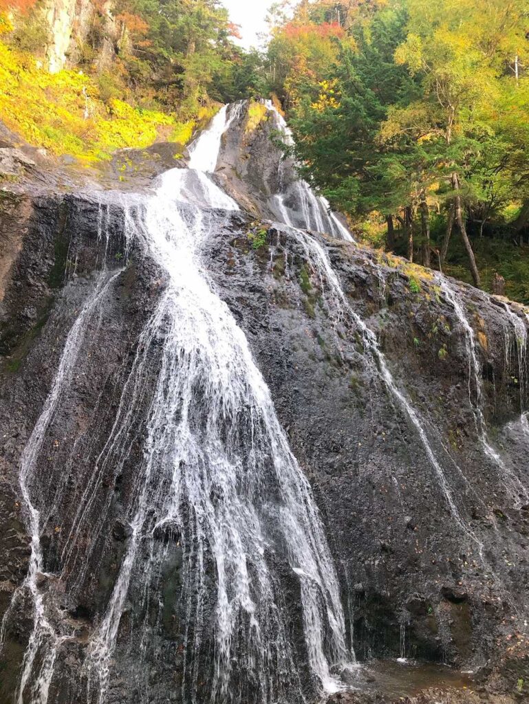 三本滝を間近で