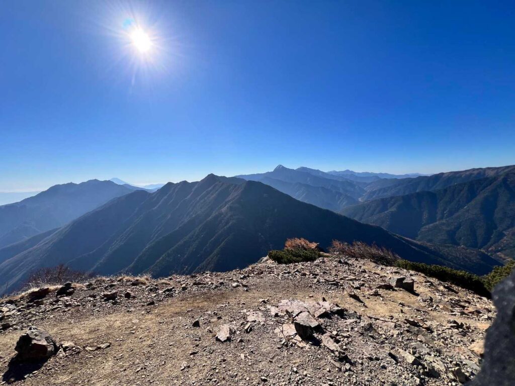 駒津峰付近からの景色