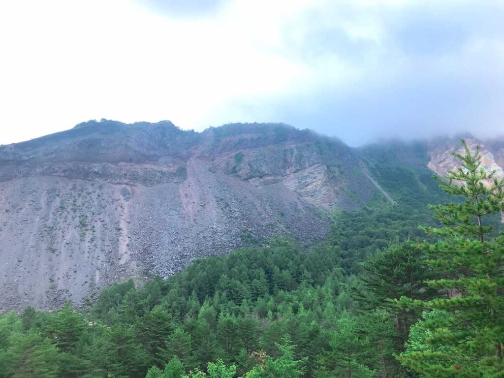 視界が開けた場所からの景色