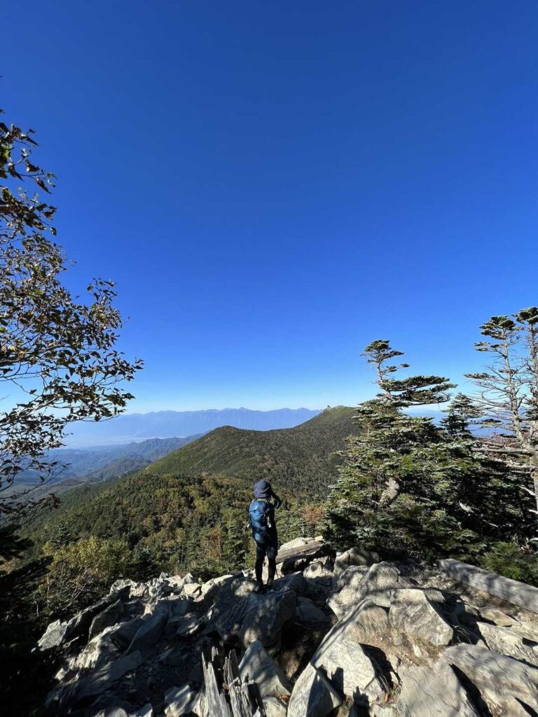 朝日岳からの展望