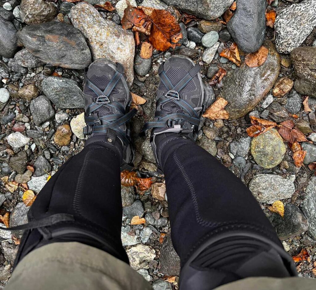 渡渉装備のフェルトアタッチメント