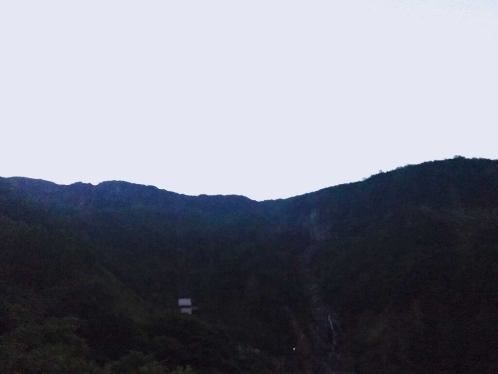 朝日が昇った瞬間