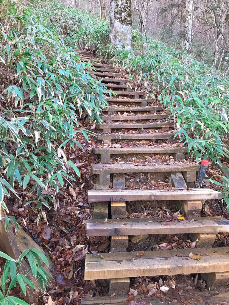 とにかく階段が多い