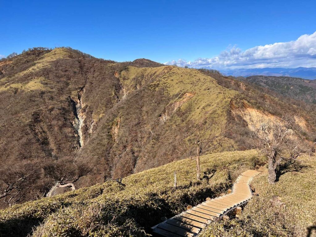 丹沢山〜蛭ヶ岳の稜線