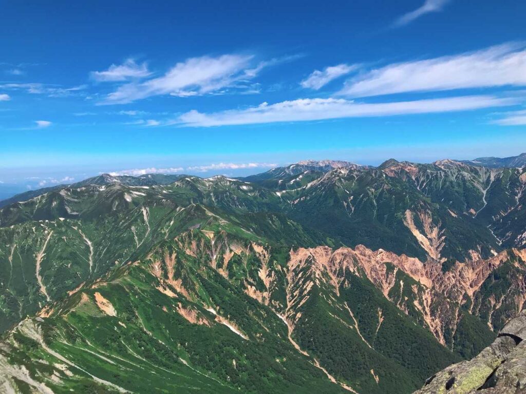 山頂からの眺望