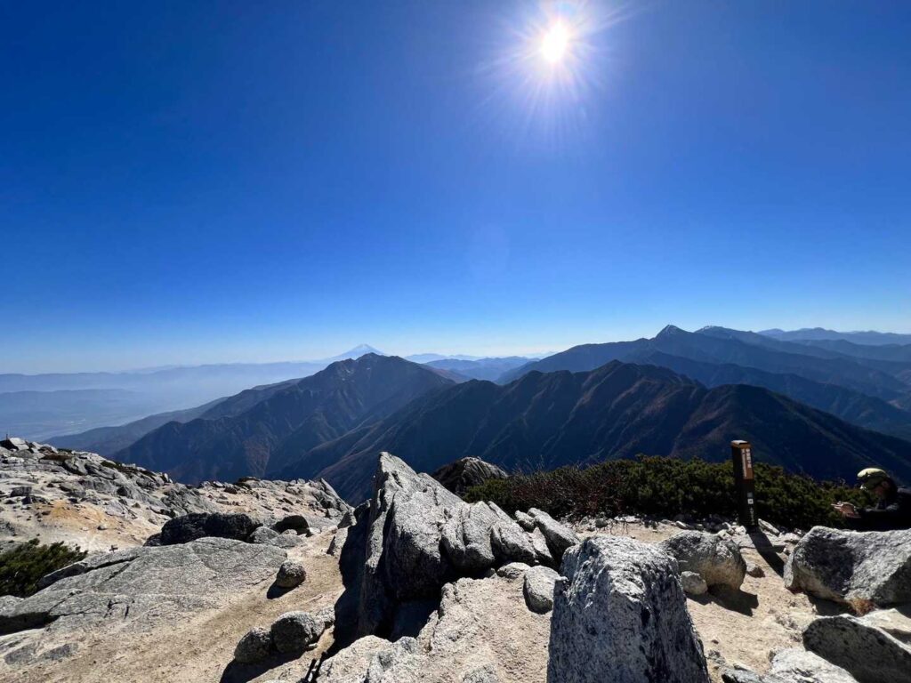 山頂からの360°パノラマ