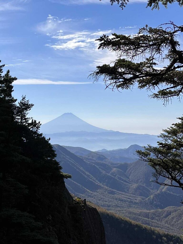途中のビュースポットからの眺め