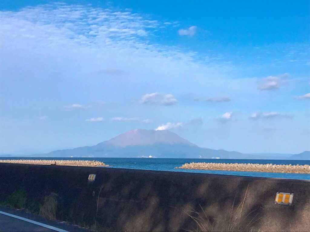 桜島の遠景