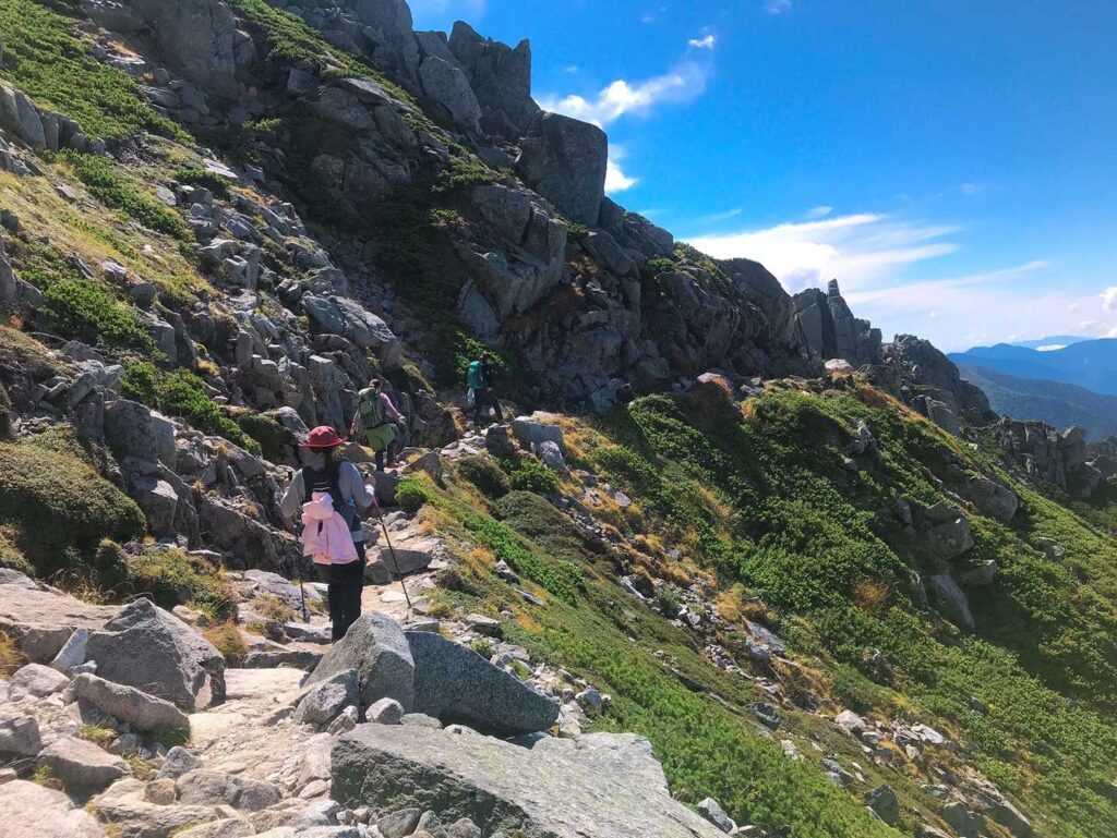 周回コースを進む