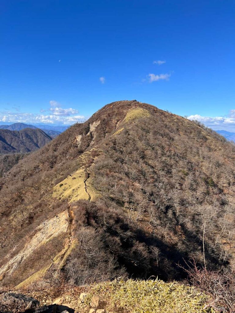 蛭ヶ岳山頂が見えてきた