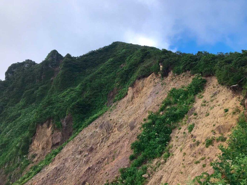 山頂が近づいてきた