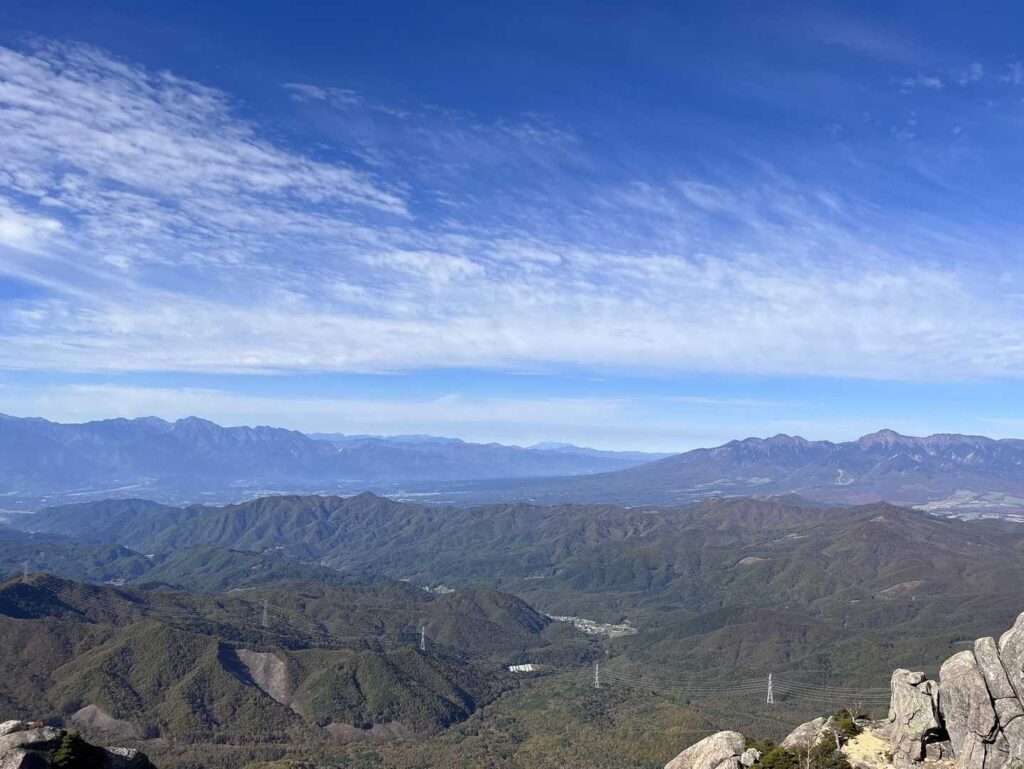 八ヶ岳方面の展望