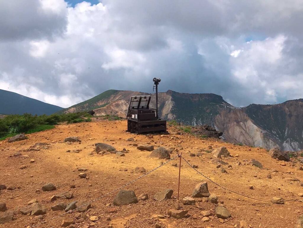 噴火の観測設備