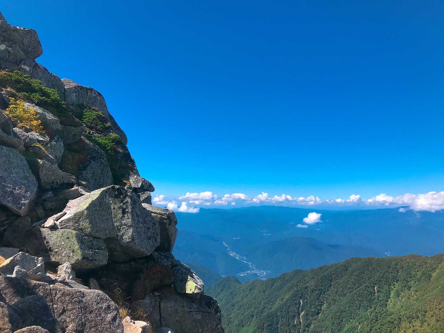 下りの方を待っている間 景色を楽しみます