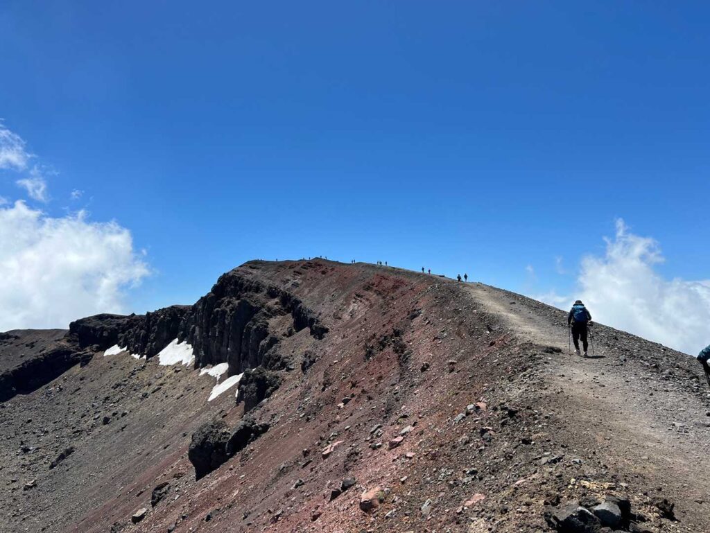 ビクトリーロードの稜線